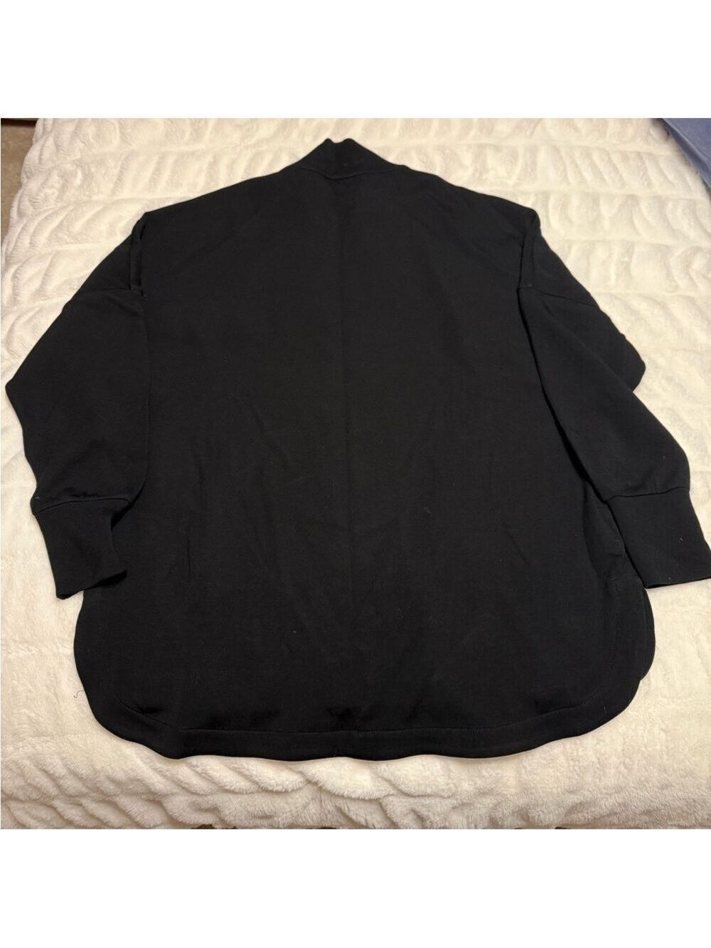 Varley Black Bay Street Mock Neck Sweatshirt - Picture 3 of 6
